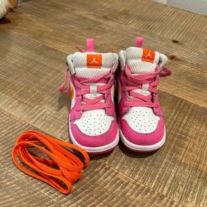 Jordan Kids' Toddler Jordan 1 Mid Basketball Shoes